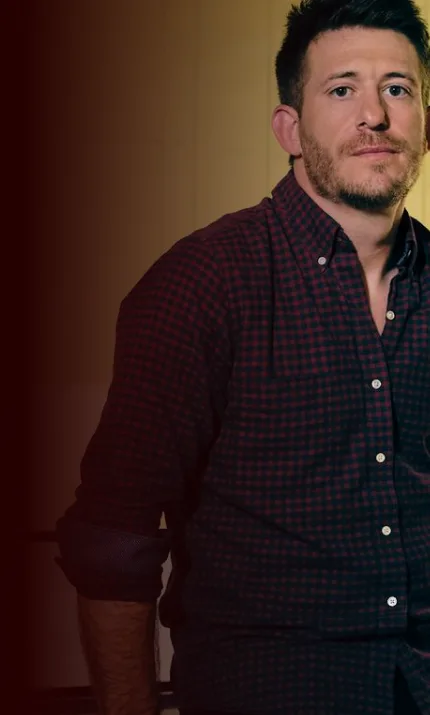 Man with narcolepsy type 1 posing